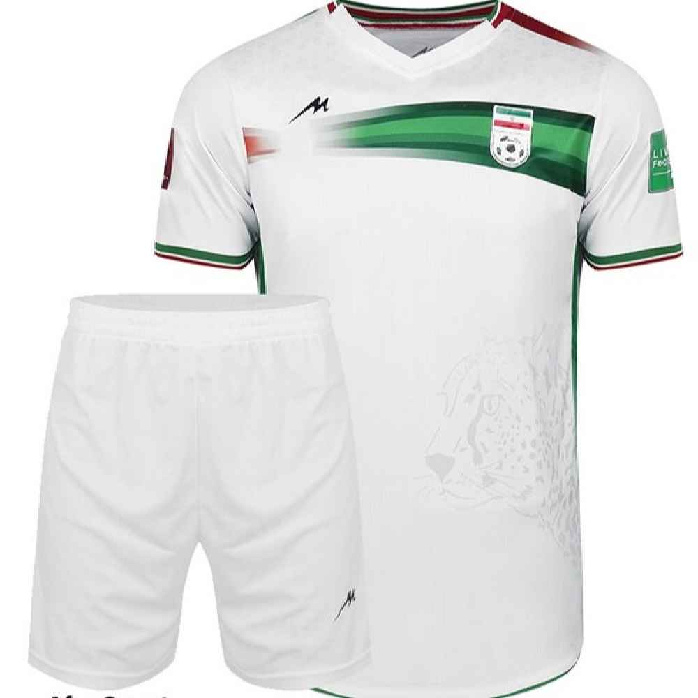 Maillot de Football Iran Team T-shirt et Short Set - 2022
