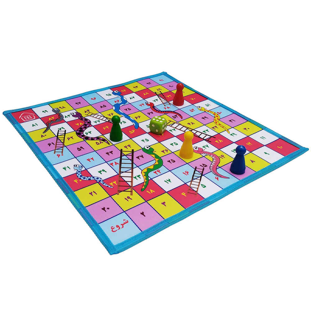 Mensch ärgere Dich nicht (Ludo) & Snakes & Ladders Set de Jeu