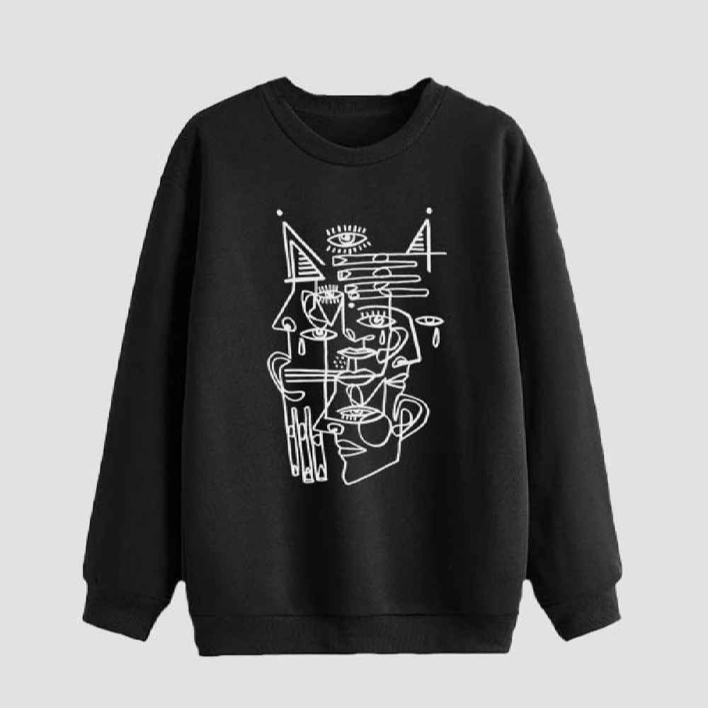 Sweat-shirt Homme Col Rond Modèle Nima
