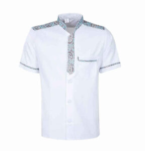 Veste de chef à manches courtes pour homme – Élégante et fonctionnelle