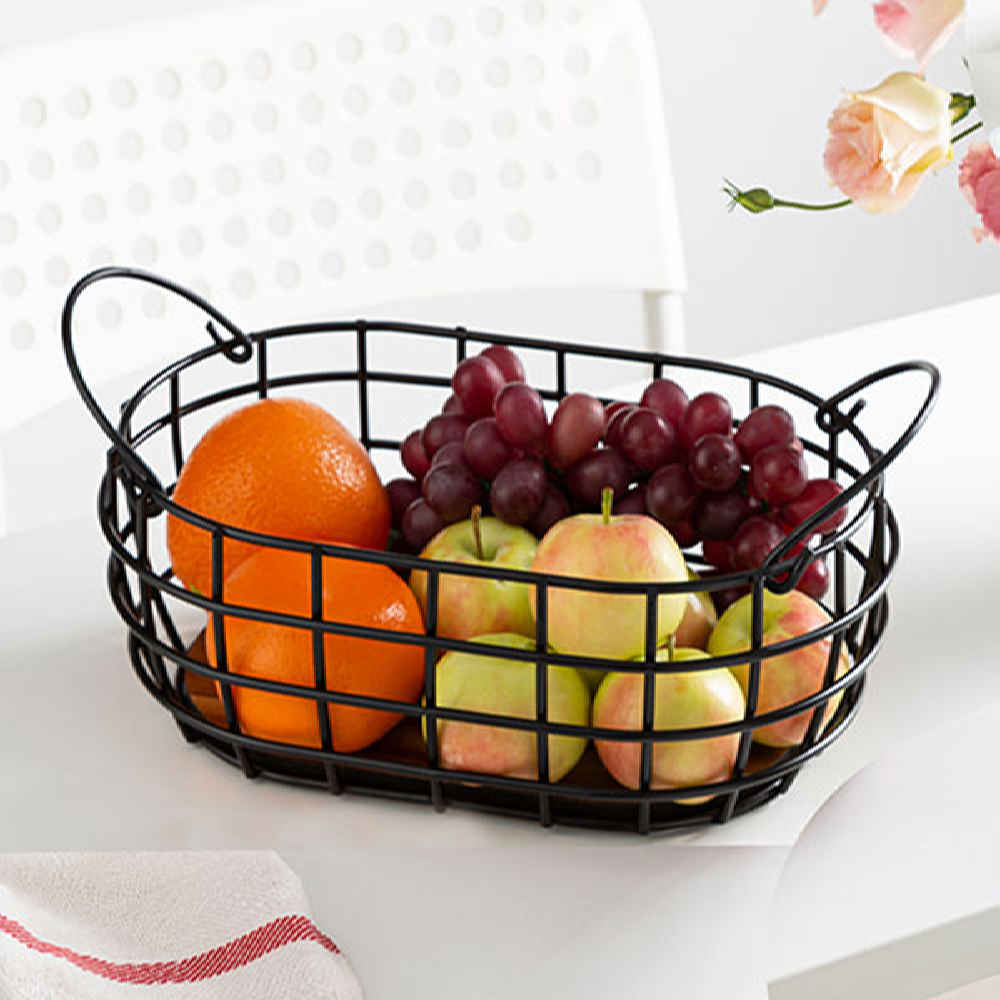Panier à fruits en fil métallique modèle Beyzi