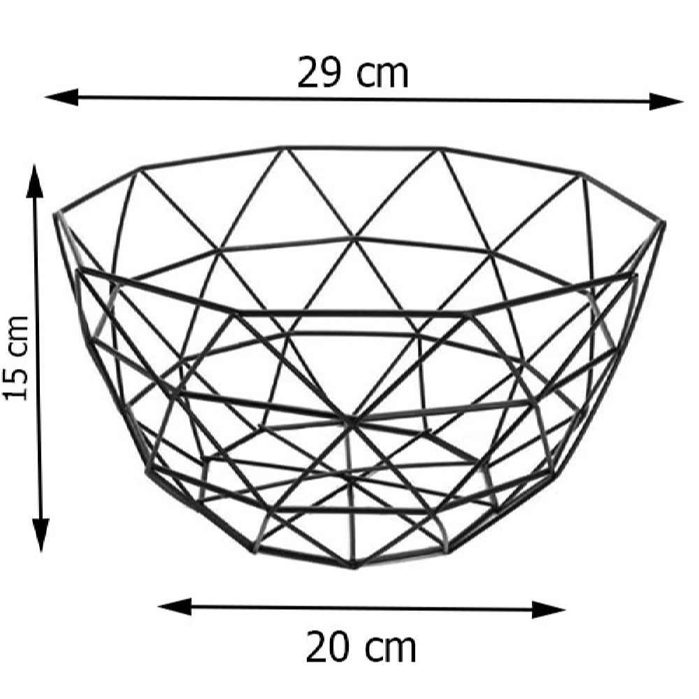 Panier à fruits en fil métallique modèle Moshabak