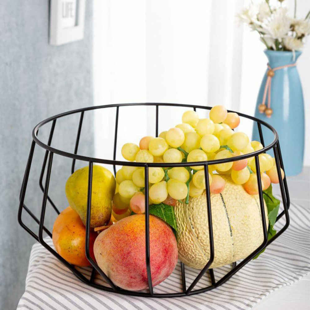 Panier à fruits en fil métallique modèle Sahand