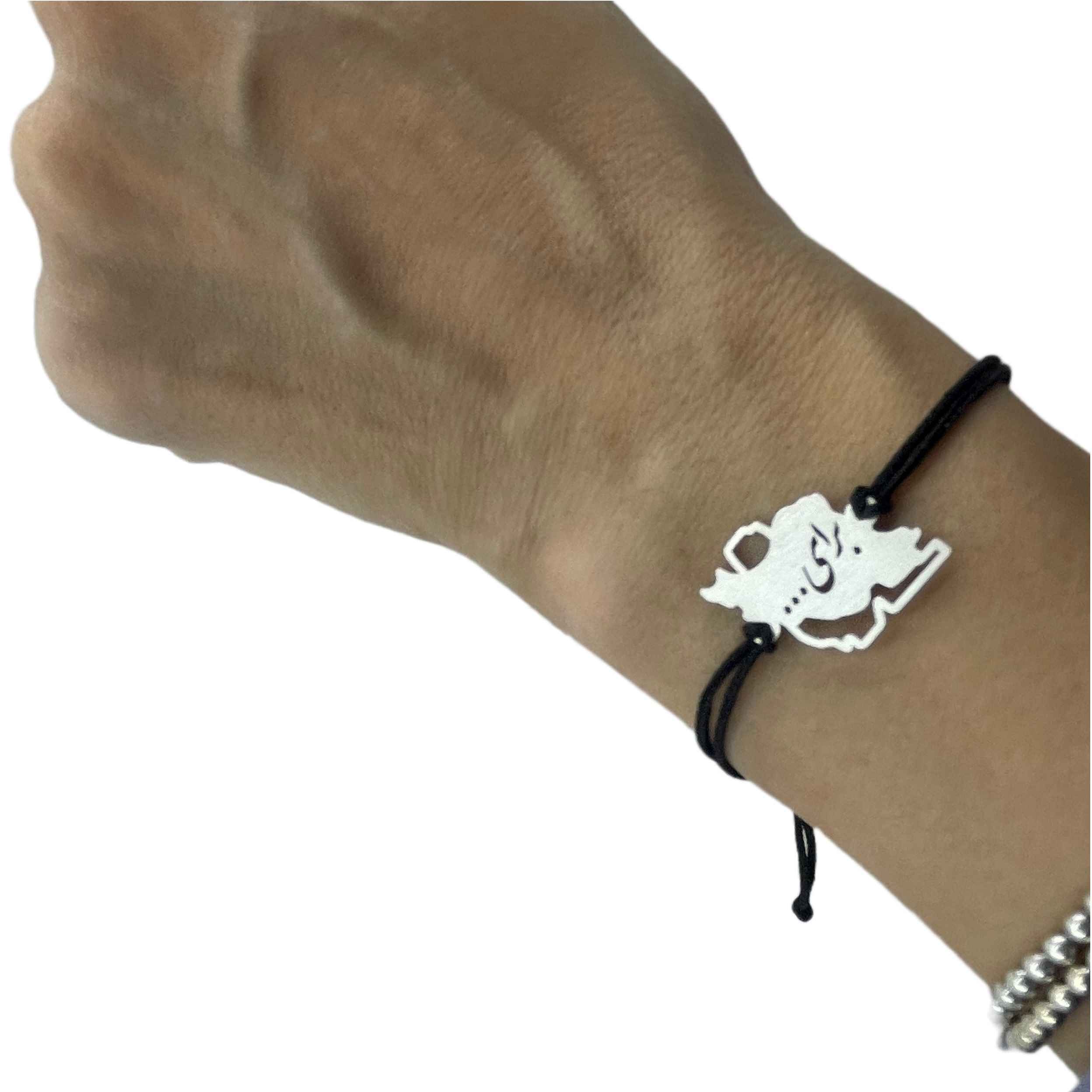 Bracelet en fil argenté persan minimaliste – Design Iran