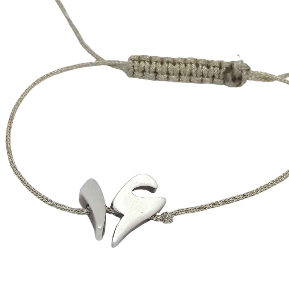 Bracelet en fil argenté persan minimaliste – Design Seize