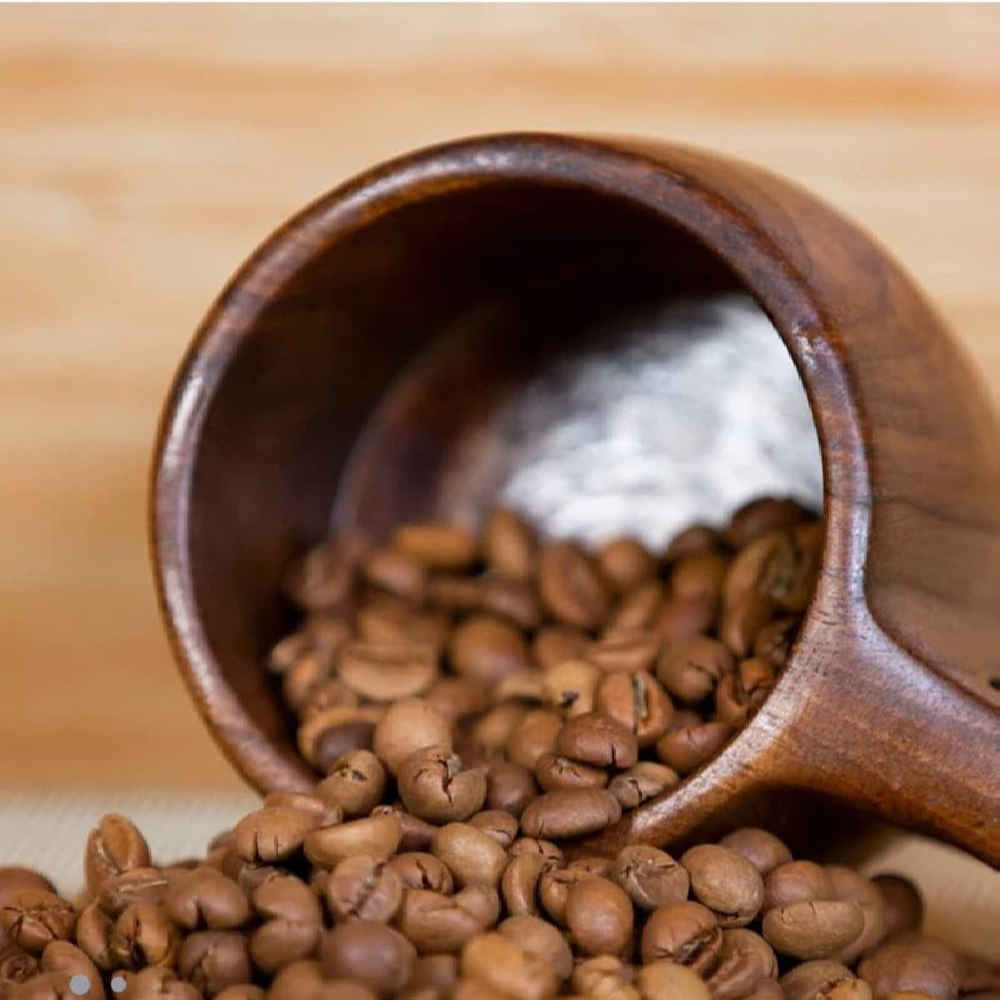 Tasse Rustique en Bois – Tasse de Camping Artisanale Modèle Poisson