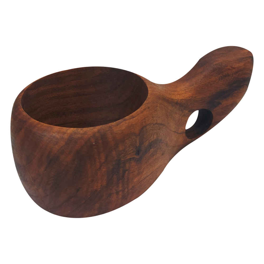 Tasse Rustique en Bois – Tasse de Camping Artisanale Modèle Berkeh