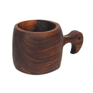Tasse Rustique en Bois – Tasse de Camping Artisanale Modèle Rêve