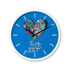Horloge de bureau imprimée style persan ronde avec calligraphie - Tanha