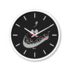 Horloge de bureau imprimée style persan ronde avec calligraphie - To