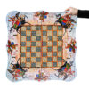 Plateau d'Échecs en Marqueterie Incrustée en Bois Persan Modèle Chowgan