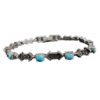 Bracelet en Argent avec Pierre Turquoise pour Femmes Ladan