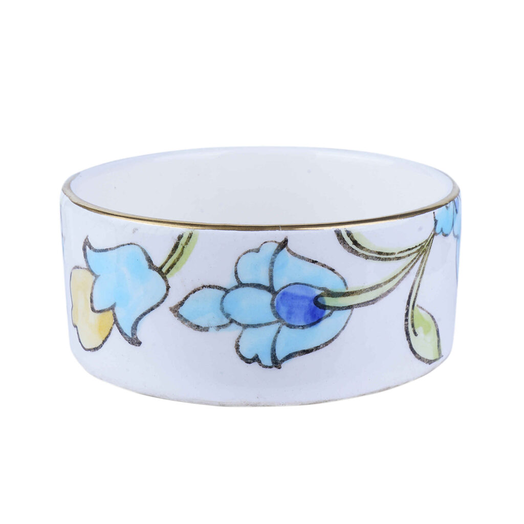 Bol décoratif en céramique fait main modèle Gol o Morgh