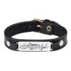 Bracelet en cuir persan pour hommes et femmes - Cheikh Noir