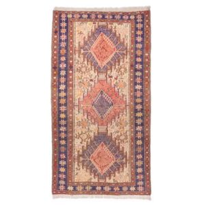 Tapis Kilim en laine persane tissé à la main Traditionnel Viva