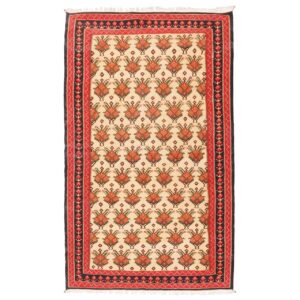 Tapis Kilim en laine persane vintage tissé à la main Traditionnel Qashqai Couleur Pêche