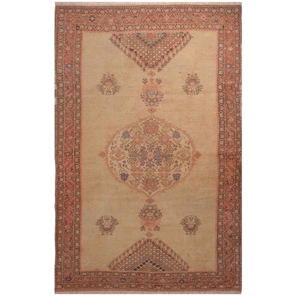 Tapis Kilim en laine persane vintage tissé à la main à Haris Traditionnel