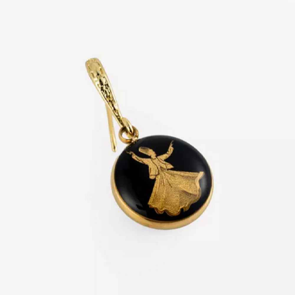 Boucles d’oreilles persanes plaquées or pour femmes, danse Sama