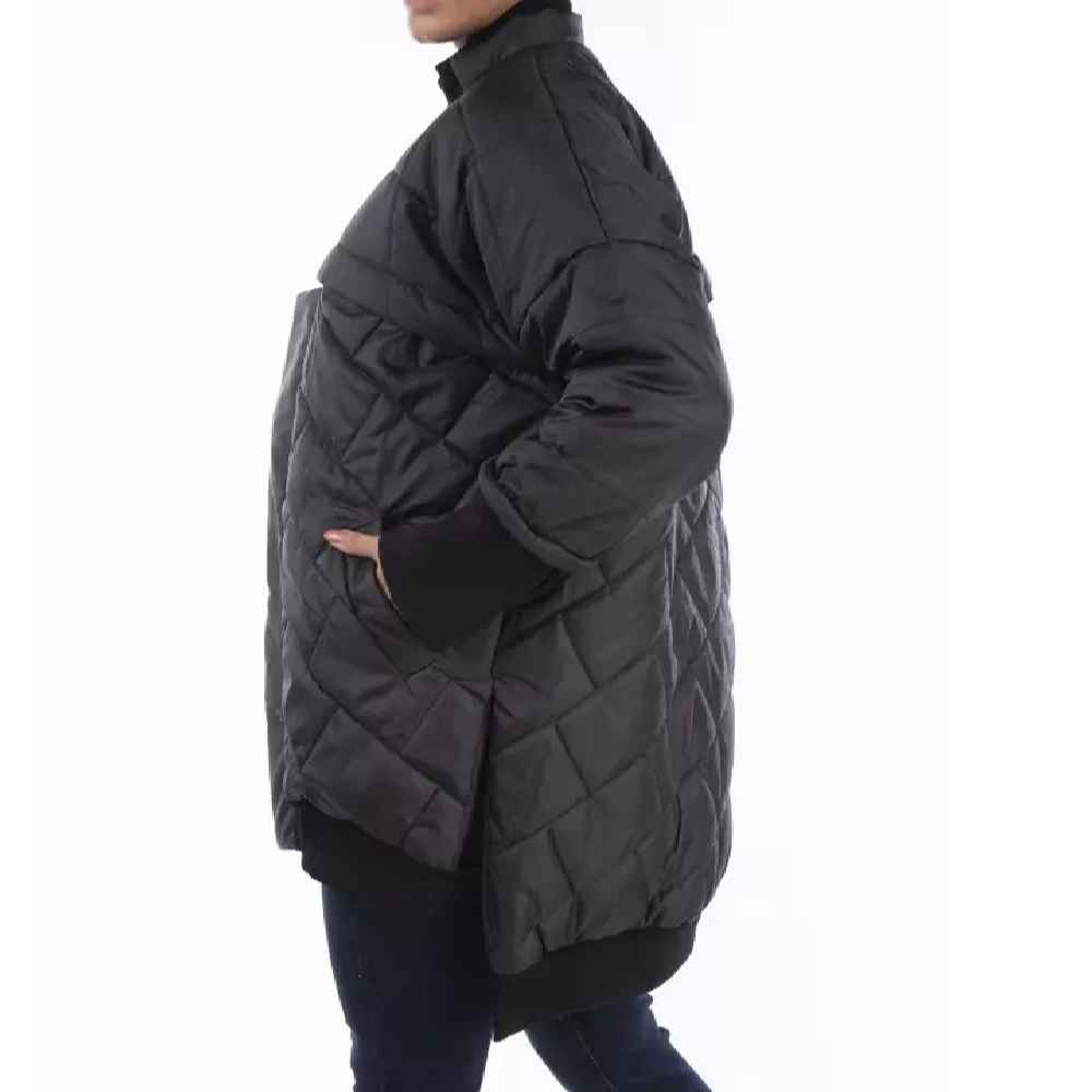 Doudoune tendance pour femmes à manches longues avec fermeture éclair