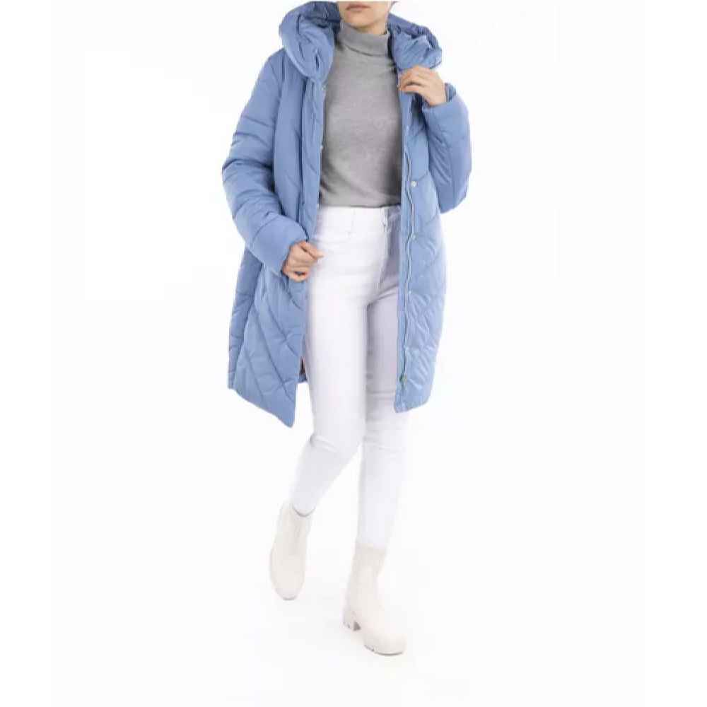 Doudoune pour femmes à manches longues avec fermeture éclair et capuche Bahar