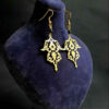 Boucles d'oreilles pendantes en laiton persan Modèle Eslimi