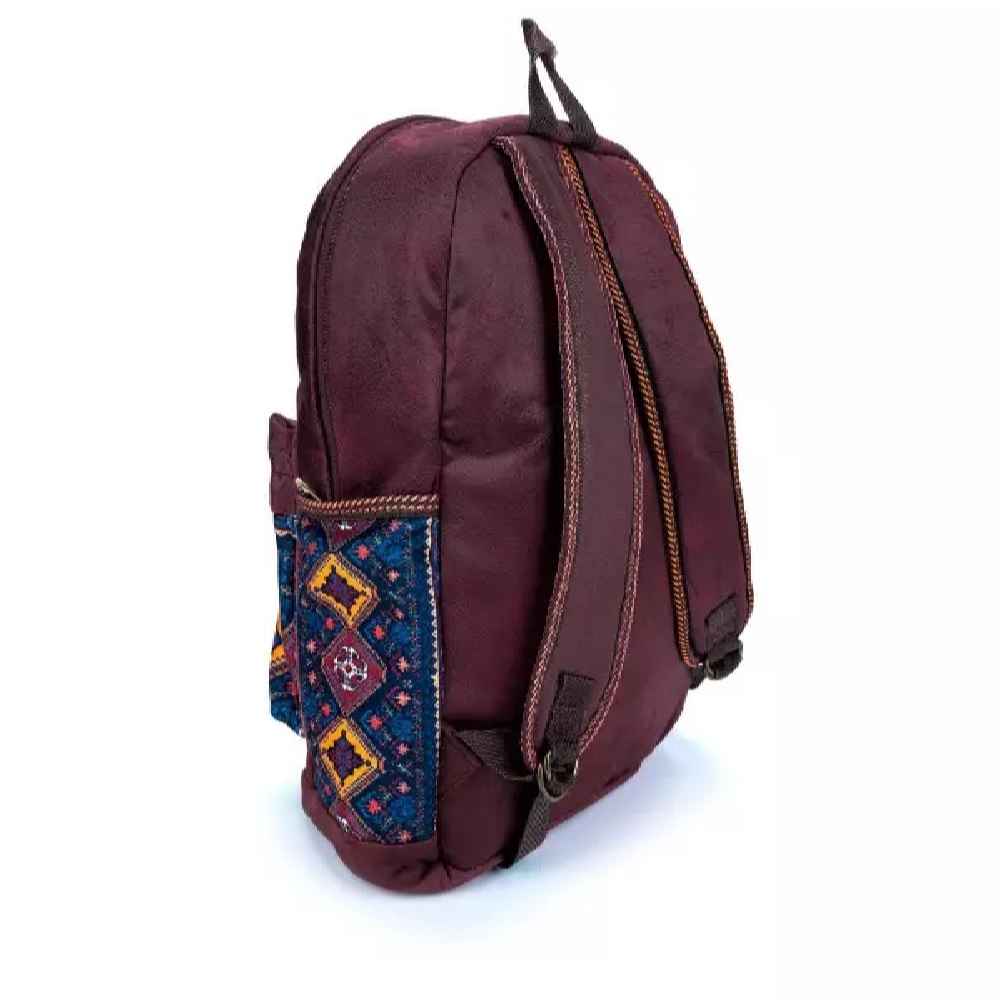 Sac à dos ethnique persan pour femmes modèle Maroon