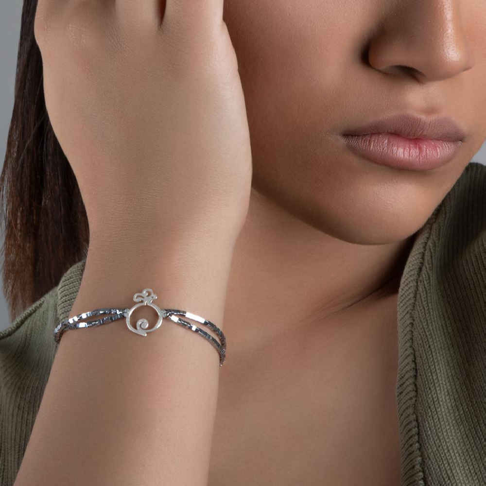 Bracelet Perlé en Argent Persan pour Femme – Modèle Anar