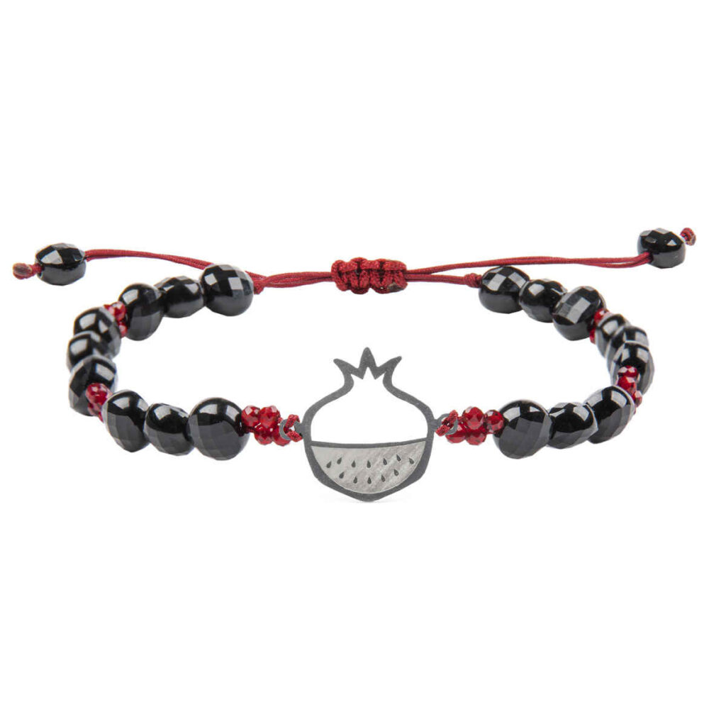 Bracelet Perlé en Argent Persan pour Femme – Modèle Anardoon