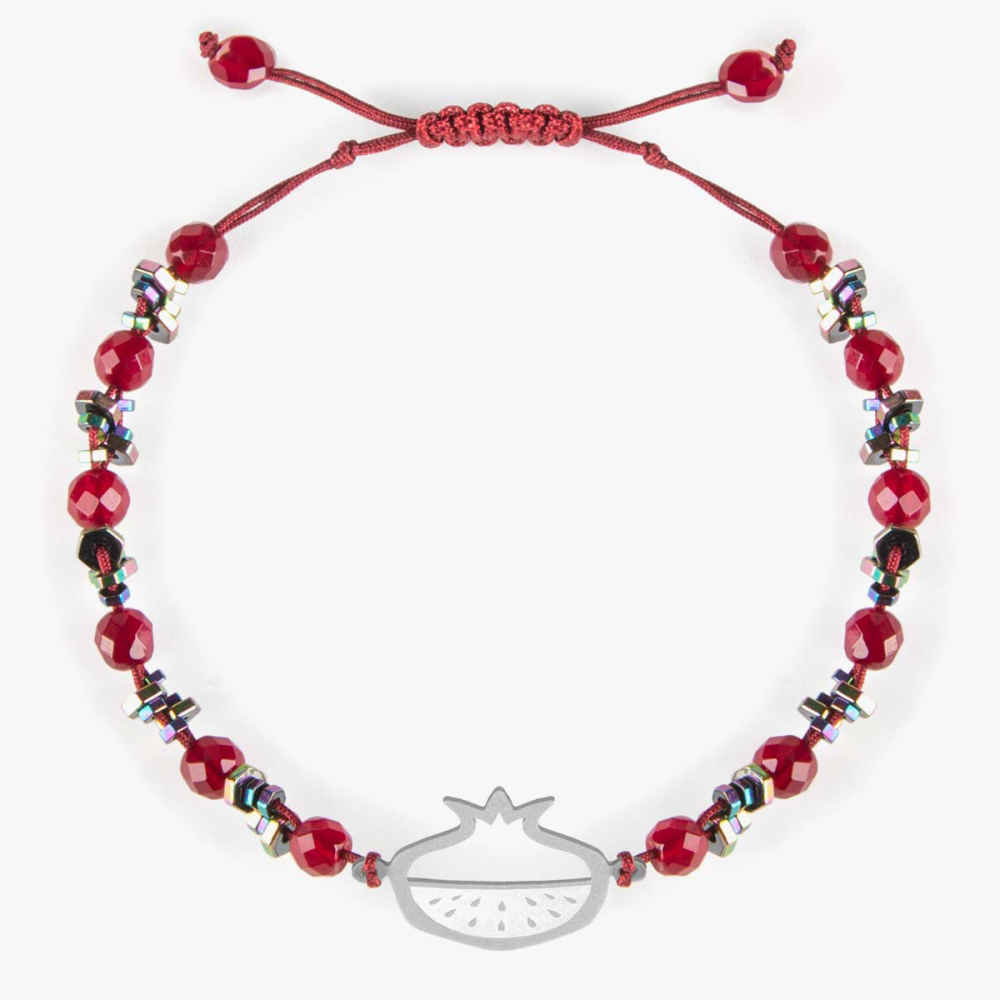 Bracelet Perlé en Argent Persan pour Femme – Design Laal