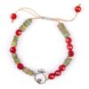 Bracelet Perlé en Argent Persan pour Femme – Modèle Grenade