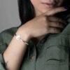 Bracelet Perlé en Argent Persan pour Femme – Design Yalda