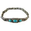 Bracelet en Argent avec Pierre Turquoise pour Femmes Hiva