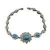 Bracelet en Argent avec Pierre Turquoise pour Femmes Nina