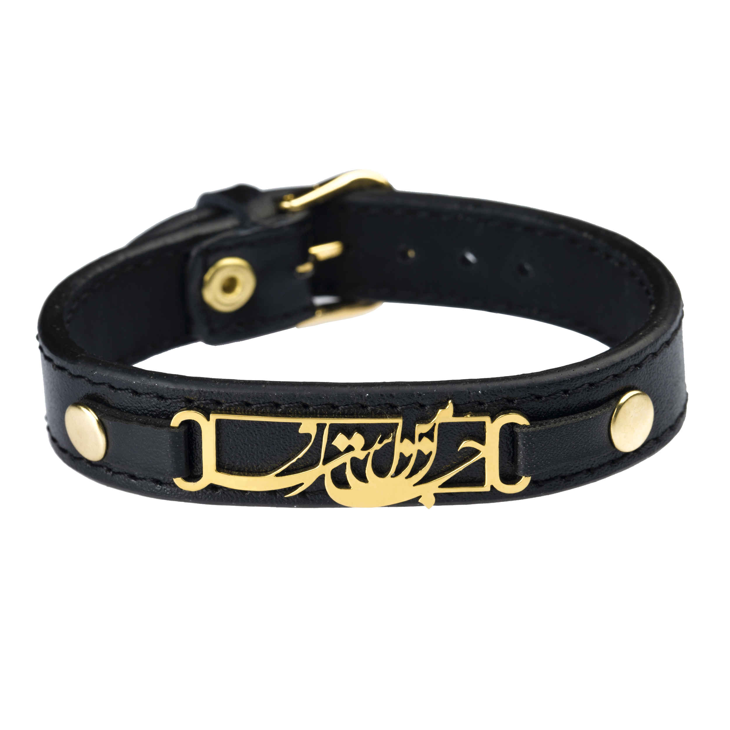 Bracelet en cuir persan pour hommes et femmes - Jane Man Noir
