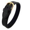 Bracelet en cuir persan pour hommes et femmes - Janan Noir