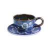 Ensemble de Tasses à Thé Persanes avec Soucoupe - Design Céramique Hamraz