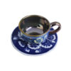 Ensemble de Tasses à Thé Persanes avec Soucoupe - Design Céramique Hamraz
