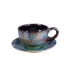 Ensemble de Tasses à Thé Persanes avec Soucoupe - Design Céramique Farhan