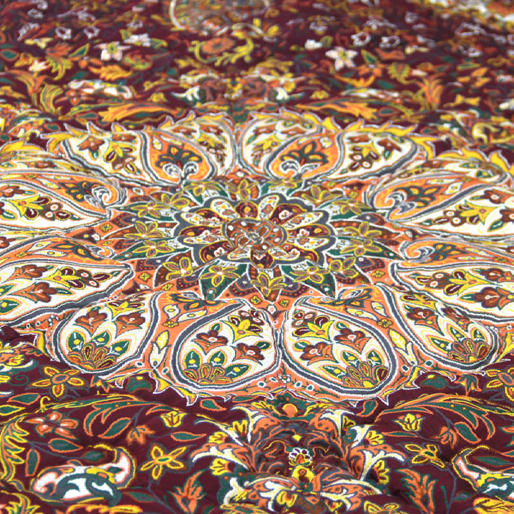 Ensemble de couvre-lit persan – Style oriental taille double avec tissu Termeh – Nazafarin