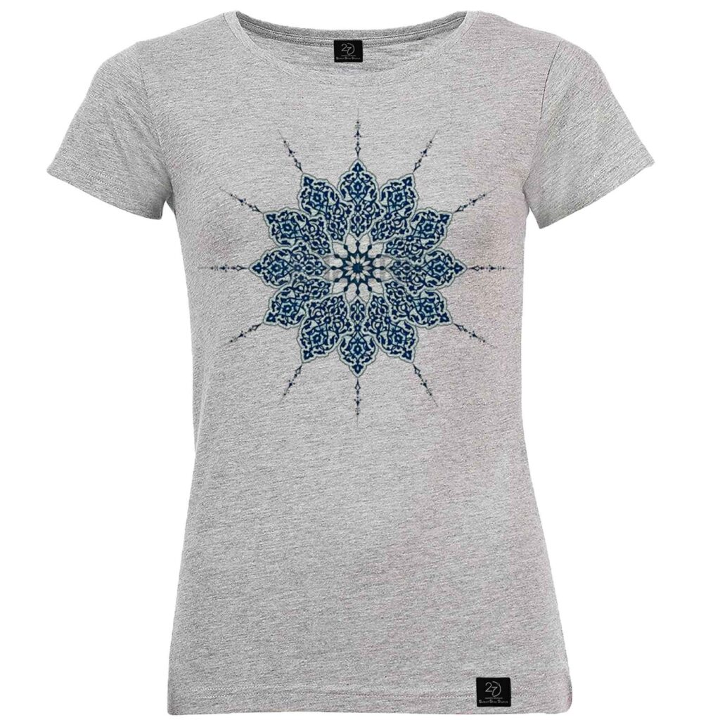 T-shirt Gris en Coton Modèle Rima – Doux et Stylé