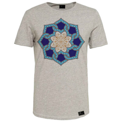 T-shirt à Manches Courtes Modèle Satin – Coton Inspiré de la Perse