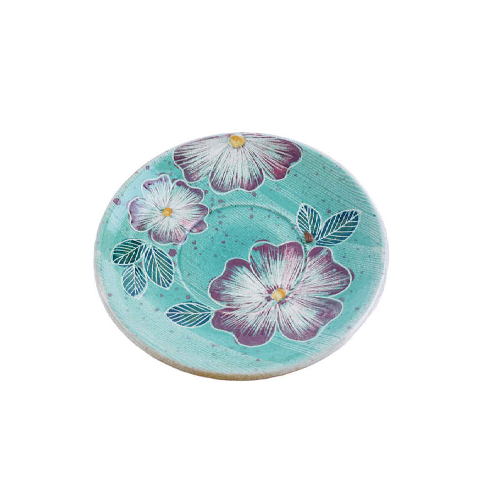 Ensemble de Tasses à Thé Persanes avec Soucoupe – Design Céramique Vert