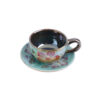 Ensemble de Tasses à Thé Persanes avec Soucoupe - Design Céramique Vert