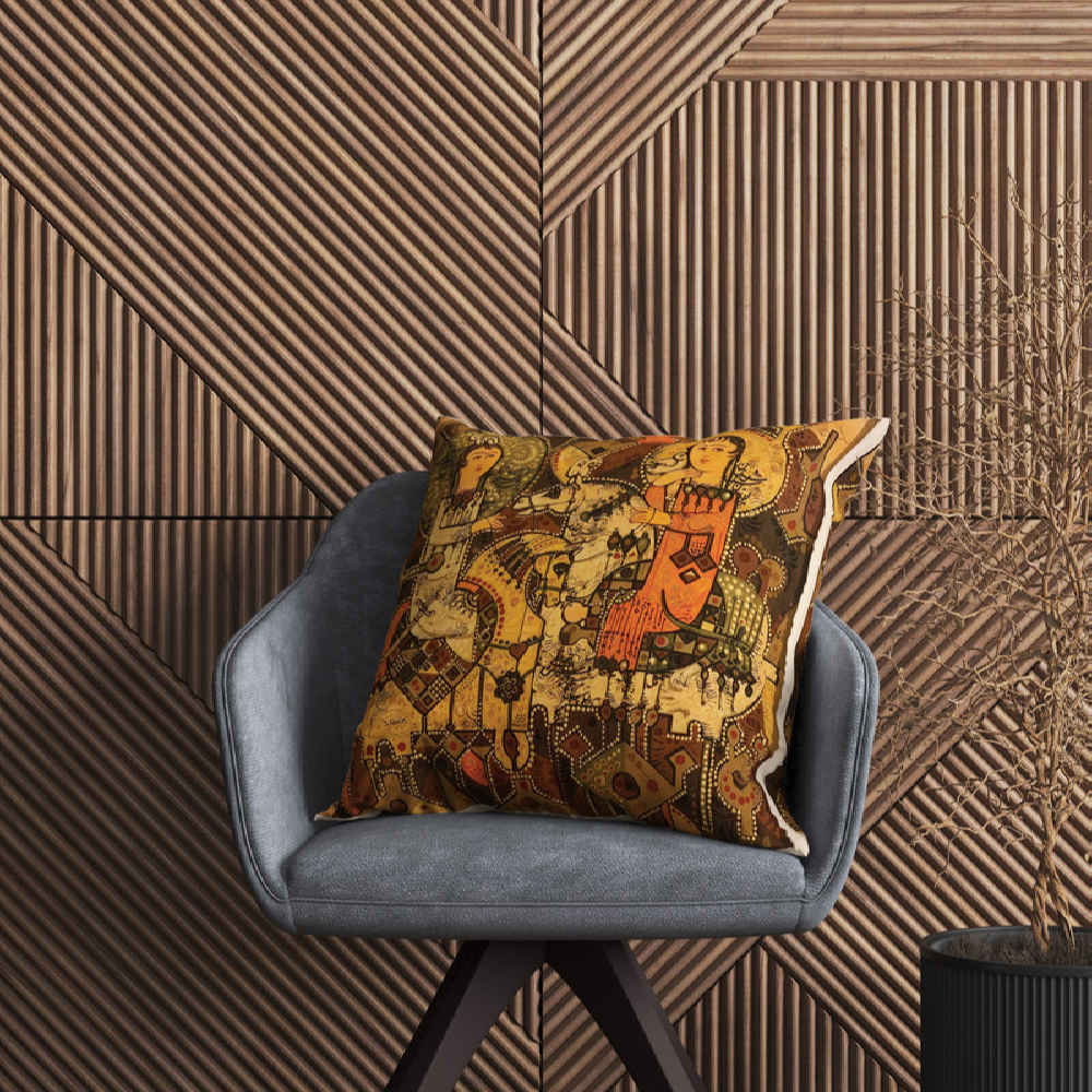 Housse de Coussin Époustouflante – Design Ancien Persan Imprimé