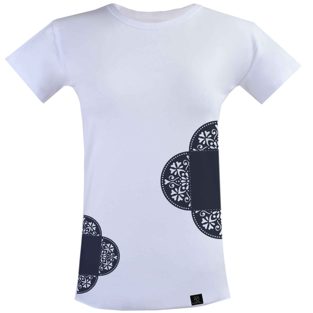 T-shirt en Coton à Manches Courtes Modèle Karen – T-shirt Persan du Quotidien
