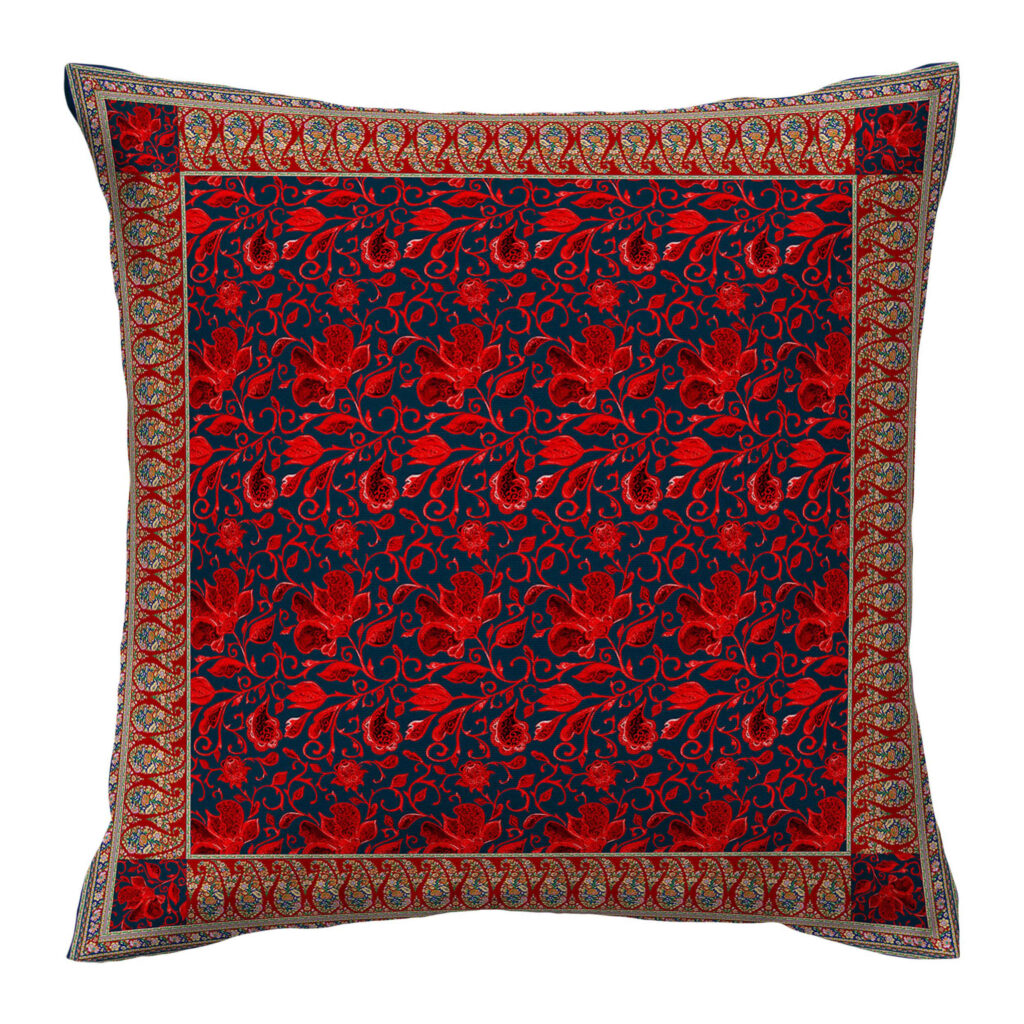 Housse de Coussin Époustouflante - Design Imprimé Traditionnel Jahanbin