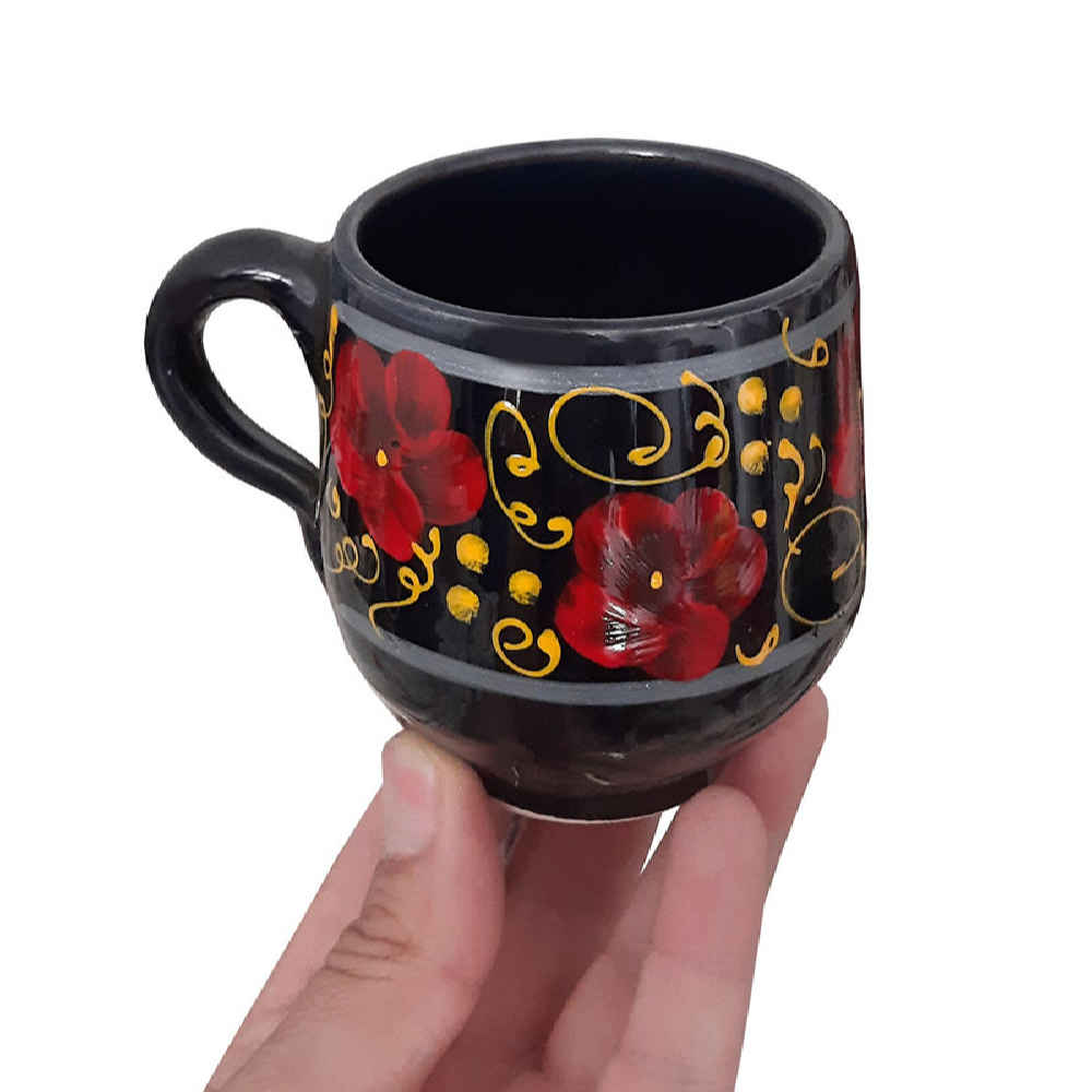 Ensemble Pichet et Tasses en Poterie Fait Main Elisa