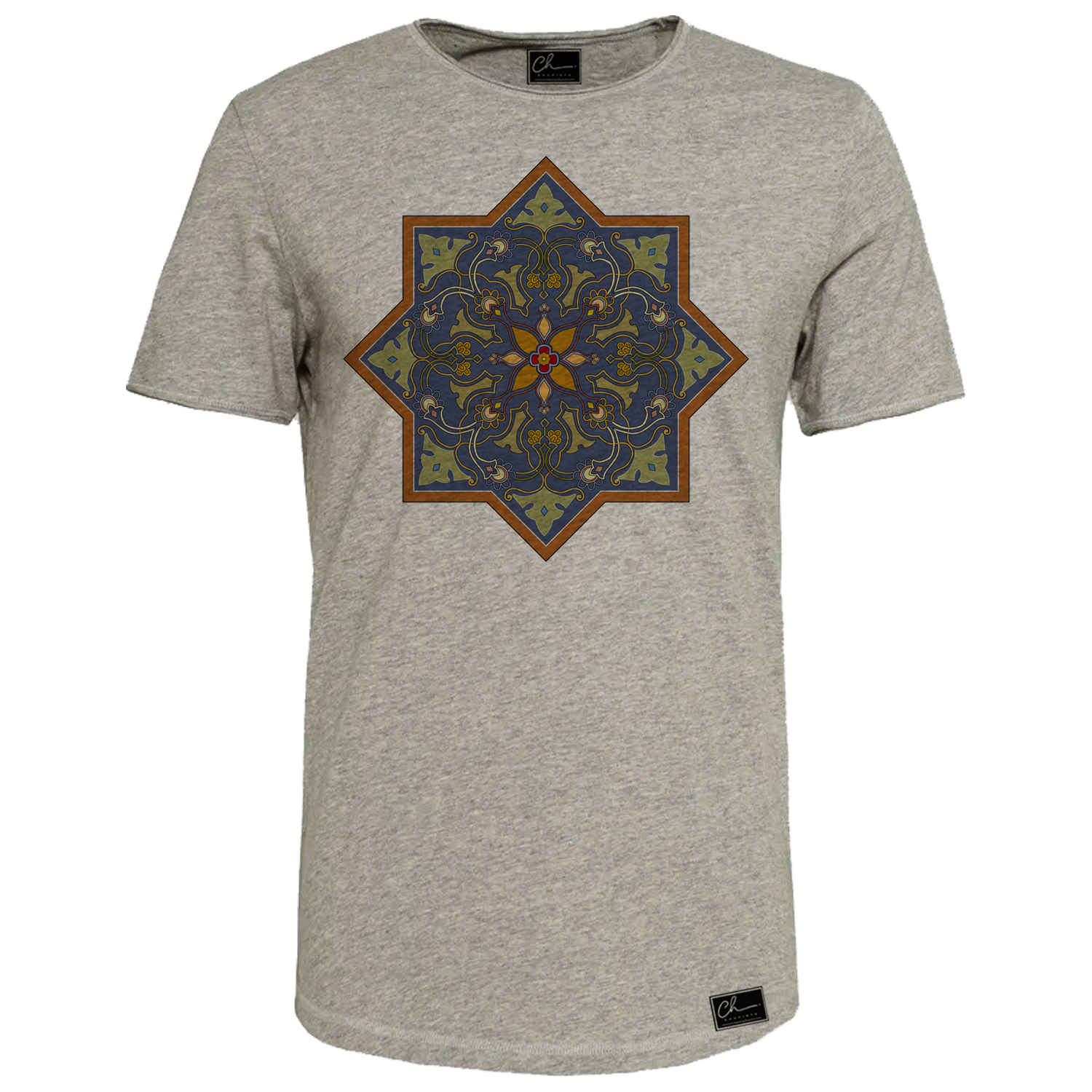 T-shirt Gris en Coton à Manches Courtes Modèle Dara – Doux et Stylé