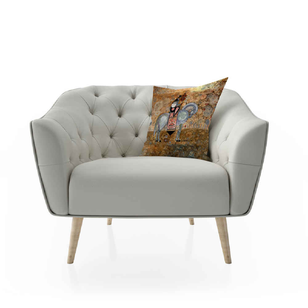 Housse de Coussin Époustouflante – Design Soldat Persan Imprimé