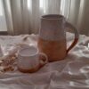 Ensemble Pichet et Tasses en Poterie Fait Main Taher